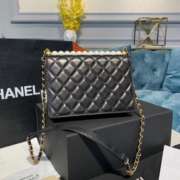 Chanel Short Pearl Handle Bag Gold Toned Hardware Black For Women, Women's  Handbags, Shoulder And Crossbody Bags /21cm AS0585 - JutinBie Luxury  Store