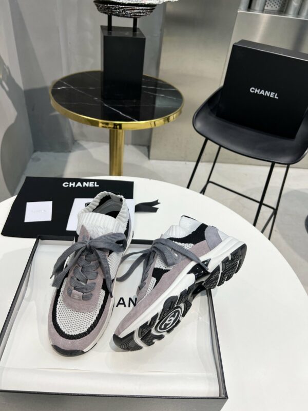 Brand New Chanel Fabric Sneakers Sz 395  LouisJohn