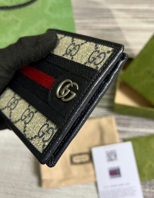 Shop GUCCI Ophidia 2022 SS Ophidia GG wallet (597606 96IWN 4076) by  momochani