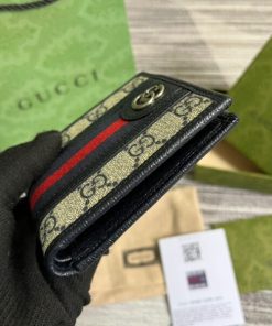 Shop GUCCI Ophidia 2022 SS Ophidia GG wallet (597606 96IWN 4076) by  momochani
