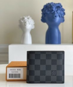 Louis Vuitton Damier Graphite Mens Wallet N60053 Amerigo