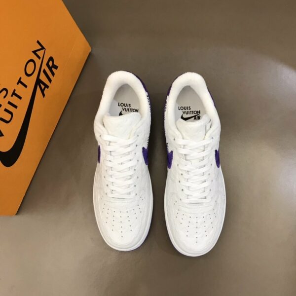 Louis Vuitton Off-White Nike Air Force 1 Purple - Where To Buy - Fastsole
