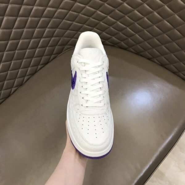 Louis Vuitton x Nike Air Force 1 By Virgil Abloh in Purple and White  Sneaker For Men, Men's Shoes - JustinBie Lux