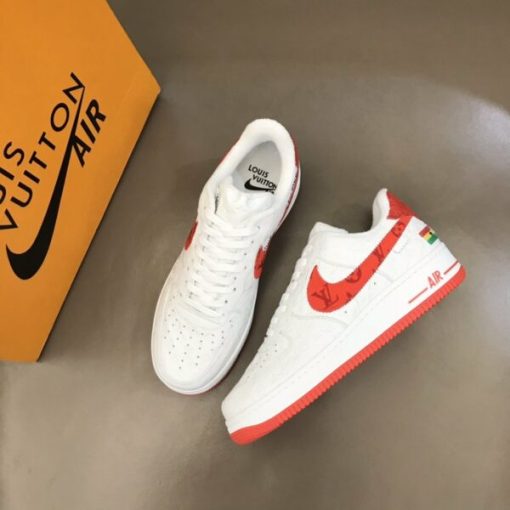 Nike Louis Vuitton Air Force 1 Low virgil Abloh in Red for Men