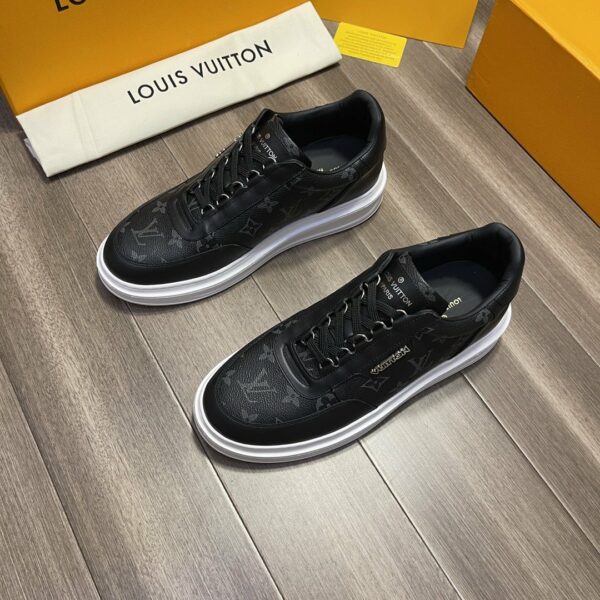 Louis Vuitton Beverly Hills Sneaker Black Virgil Abloh For Men LV -  JustinBie Lux