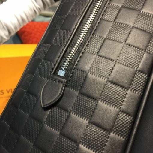 Louis Vuitton, Bags, Louis Vuitton Campus Backpack Damier Infini Leather  Black