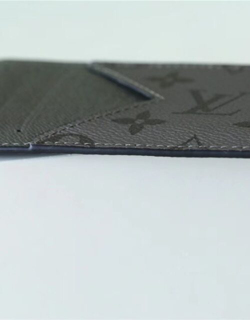 Louis Vuitton Monogram Eclipse Coin Card Holder Case Wallet M69533 mens