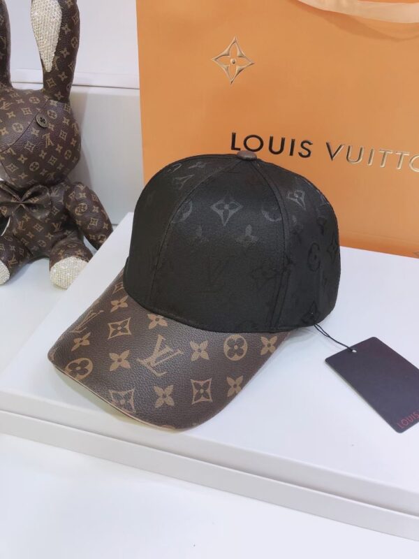 Louis Vuitton Monogram Baseball Supreme Cap Red LV Cap - JustinBie Lux