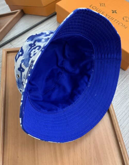 Louis Vuitton Bucket Hat Monogram Watercolour Blue