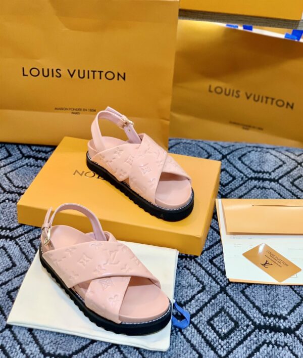 Louis Vuitton MONOGRAM 2021-22FW Paseo Flat Comfort Sandal (1A90PY