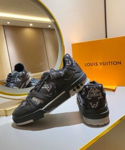 Louis Vuitton LV Trainer x Nigo Black Denim Men's - 1A9IPX/1A9IPH - US