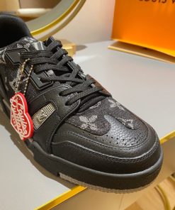 Louis Vuitton Trainer Sneaker Black Nigo/Virgil Abloh For Men LV 1A9JBL in  2023