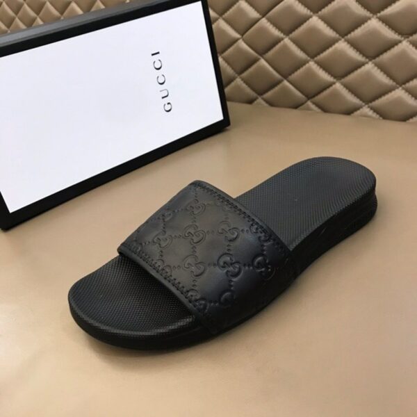 Gucci Guccissima Slide Sandals Calfskin Leather Spring/Summer ...