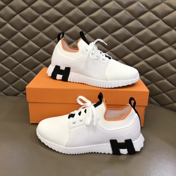 Hermes Depart Sneaker White For Men H212918ZH90400 - JutinBie Luxury Store