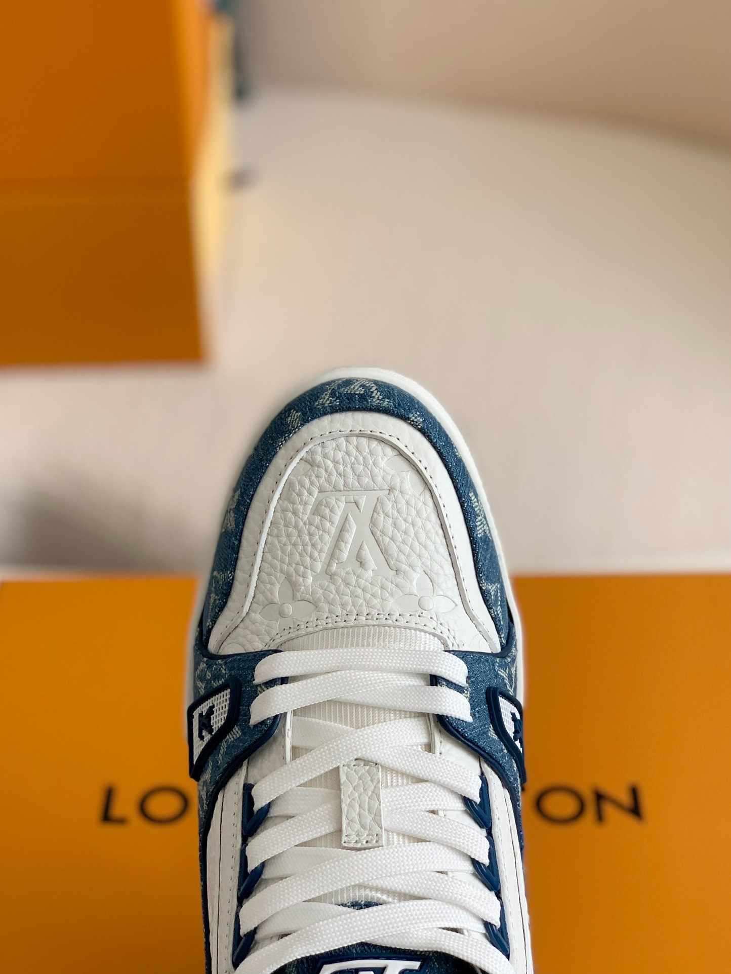 Louis Vuitton Trainer Low 'Monogram Denim' Blue — Kick Game